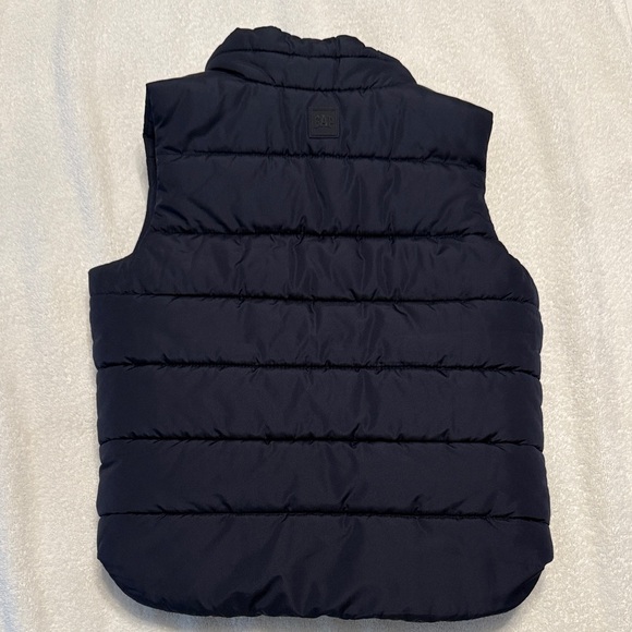 GAP Navy Kids Fleece Lined Vest - Picture 4 of 5